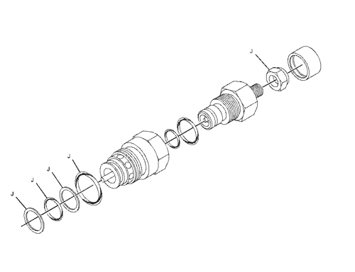 Схема БЛОК КЛАПАНА ПРЕДОХРАНИТЕЛЬНОГО